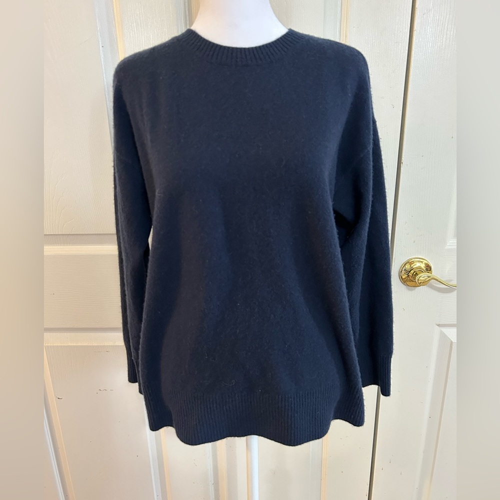 Autograph navy cashmere sweater, Small
